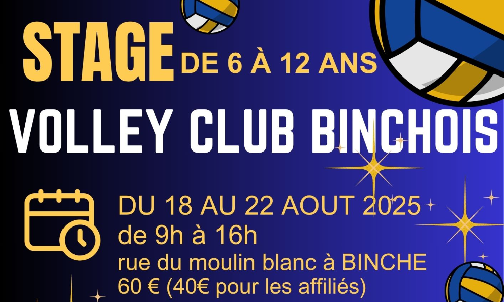 STAGE 6- 12 ans du 18 au 22 AOUT 2025